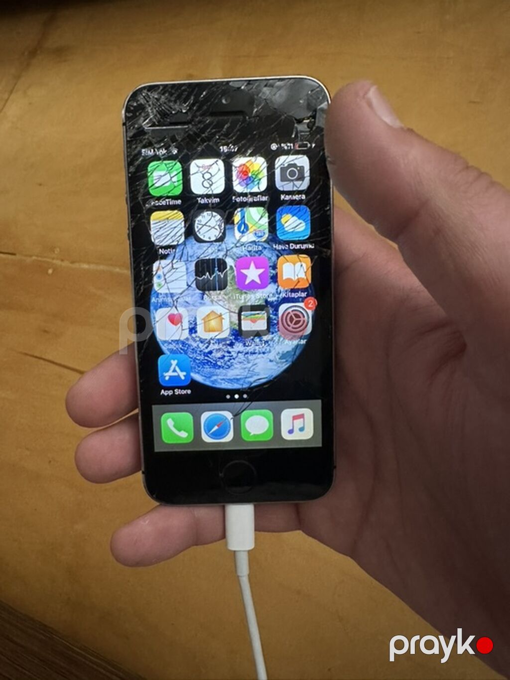 IPhone 5s, Gümüşü, Qırıq — Apple iPhone, Quba (3)