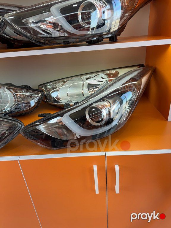 "Hyundai Elantra 2014-2015" LED lupalı qaşlı farası — Ehtiyat hissələri və aksesuarlar, Bakı (2)