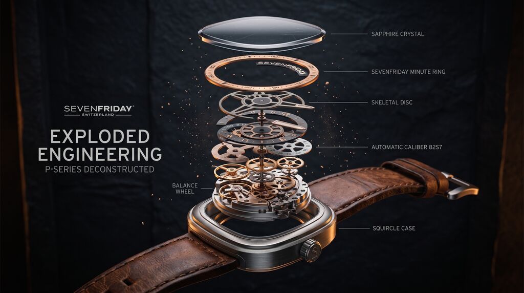 İşlənmiş, Qol saatı, Sevenfriday, rəng - Qara — Qol saatları, Sumqayıt (2)