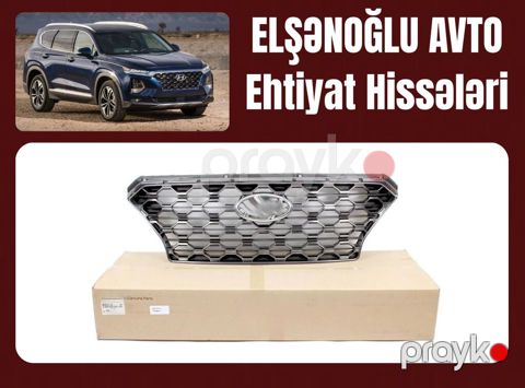 "Hyundai Santa Fe 2020-2023" radiator barmaqlığı — Bakı