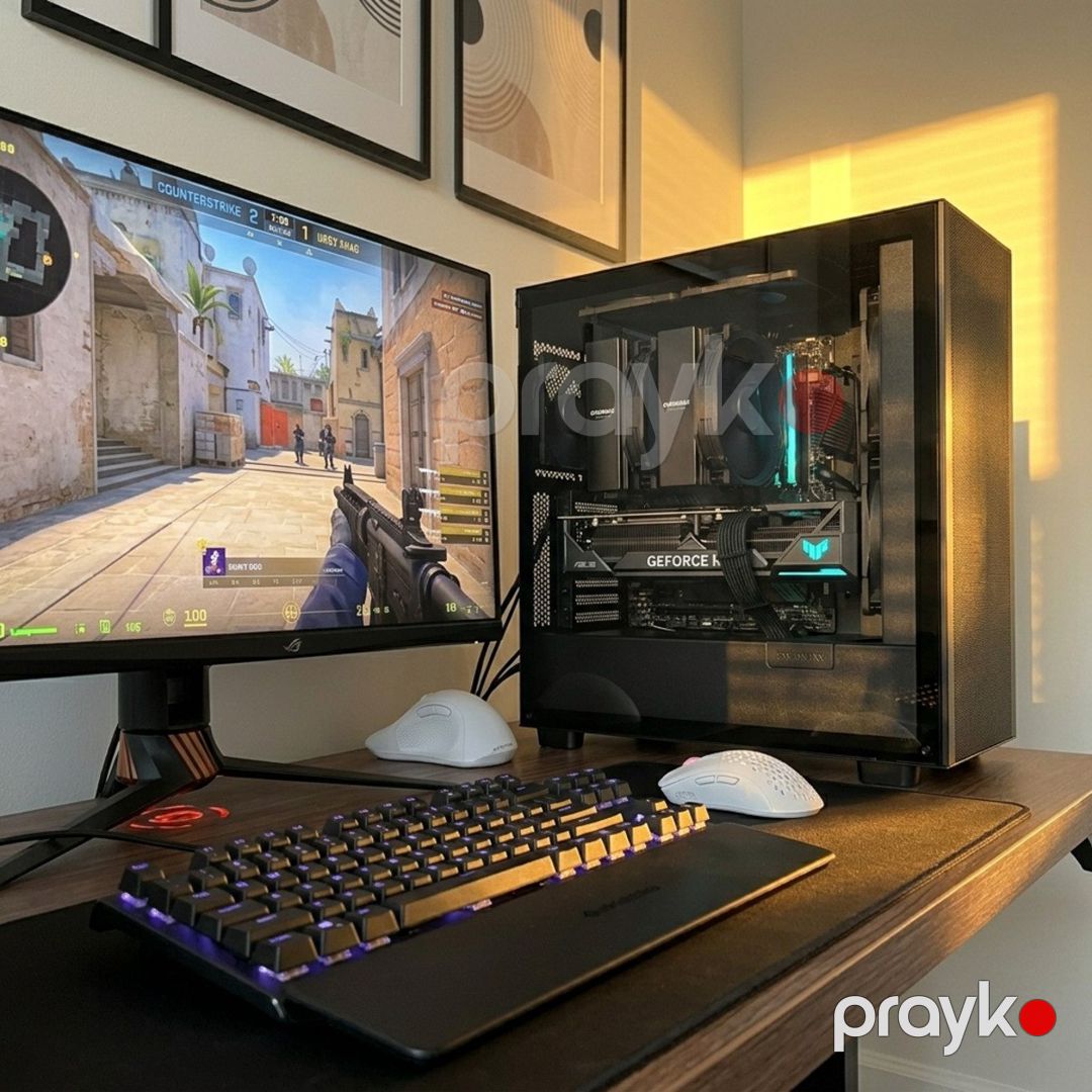 Oyun PC RTX 5070 / i7-14700KF 360Hz monitor (CS2 400+ FPS) — Masaüstü kompüterlər, Bakı (4)