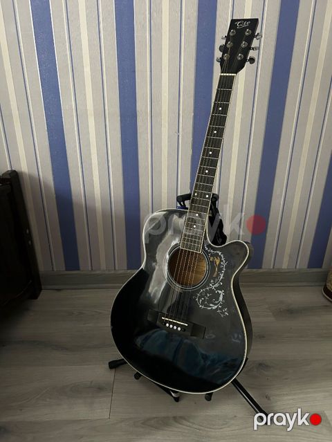Q.te elektro-akustik gitara - Korpus: kəsik (cutaway) dizaynlı — Bakı
