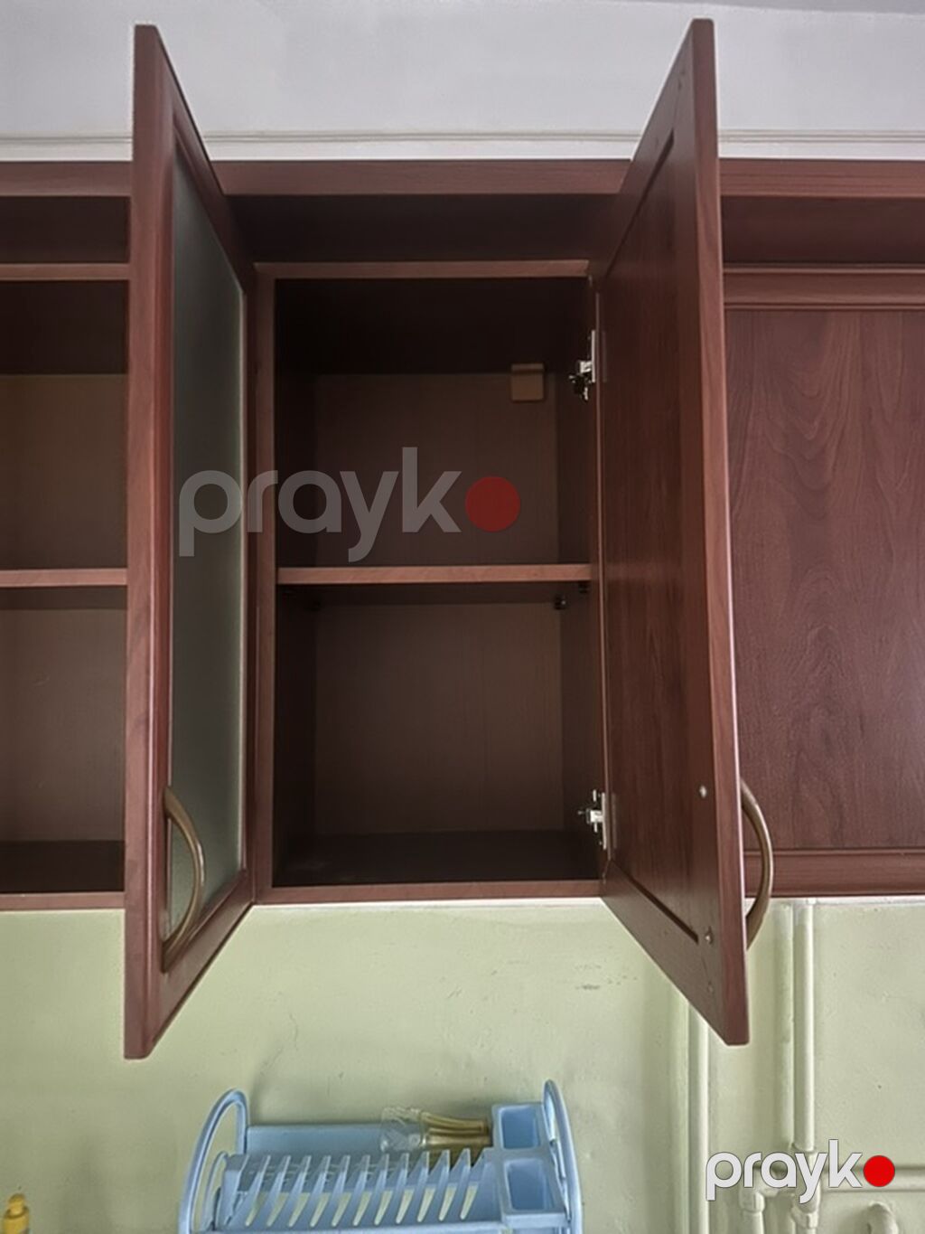 Mətbəx mebeli dəsti - Material: ağac naxışlı laminat/MDFlam fasadlar — Mətbəx mobilyası, Gəncə (4)