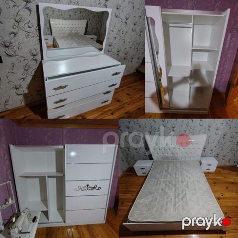 İkinəfərlik çarpayı, Dolab, Termo, 2 tumba, İşlənmiş — Bakı