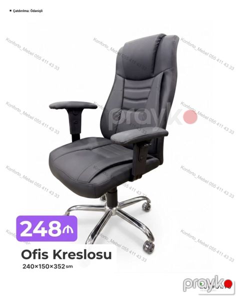 Ofis kreslosu – rahat və funksional iş oturacağı. Xüsusiyyətlər — Bakı