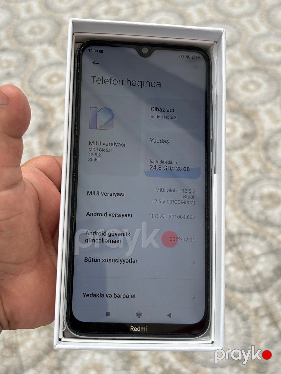 Xiaomi Redmi Note 8 Moonlight White 128GB/4GB — Smartfonlar, Bakı (5)