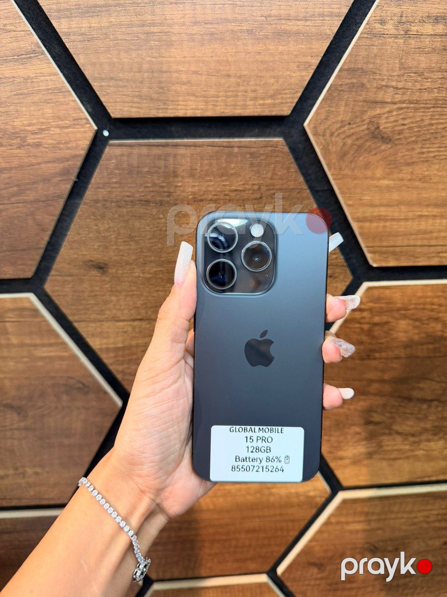 Apple iPhone 15 Pro Black Titanium 128GB/8GB — Smartfonlar, Bakı (2)