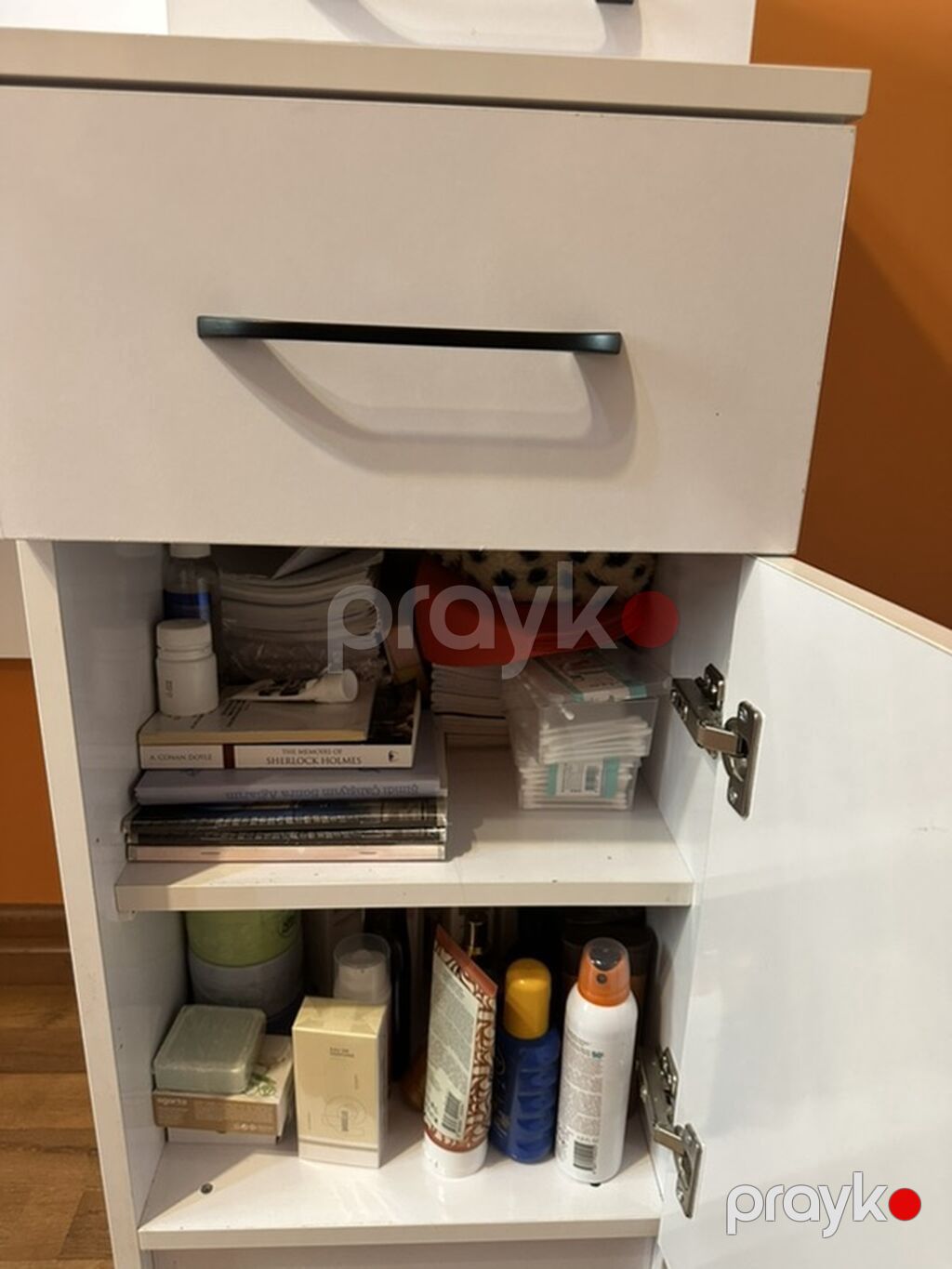 Düz masa, Stulsuz, Polkalı, Siyirməli, Mat laminat — Kompüter masaları və kresloları, Bakı (5)