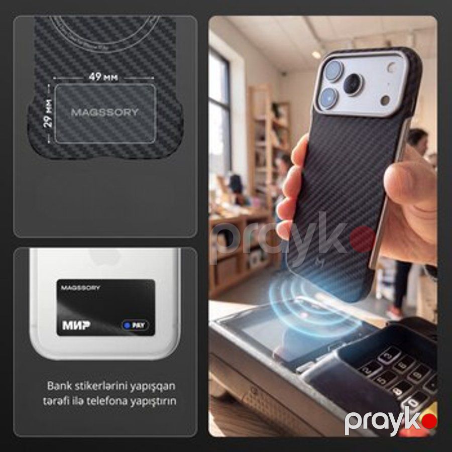 Apple iPhone 17 Air üçün Keys Magssory Aramid Zero — Smartfonlar, Bakı (2)