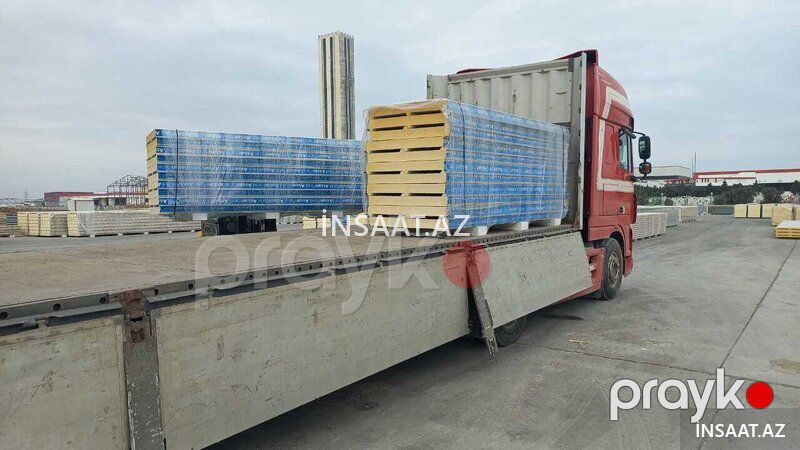 120 mm Pir sendviç panel — Tikinti blokları, kərpic və panellər, Bakı (6)