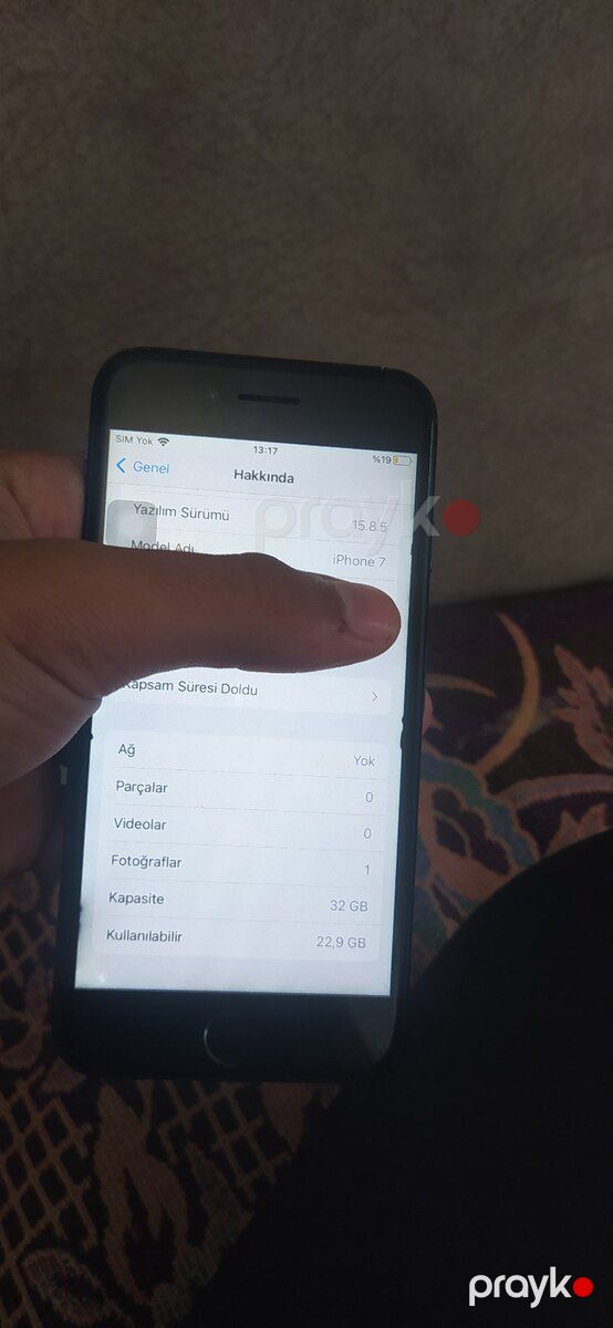 Apple iPhone 7 Black 32GB — Smartfonlar, Bakı (2)