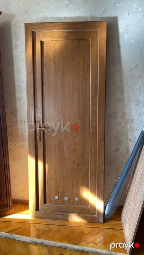 Taxta interyer qapısı – komplekt - Material: təbii ağac teksturalı — Bakı