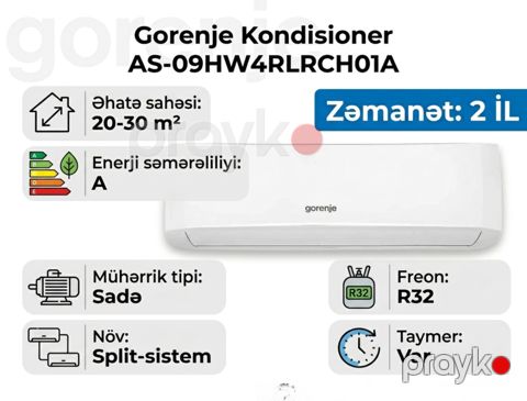 Kondisioner Gorenje AS-09HW4RLRCH01A — Bakı