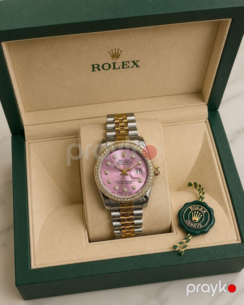 Yeni, Qol saatı, Rolex, rəng - Çəhrayı — Qol saatları, Mehdiabad (10)