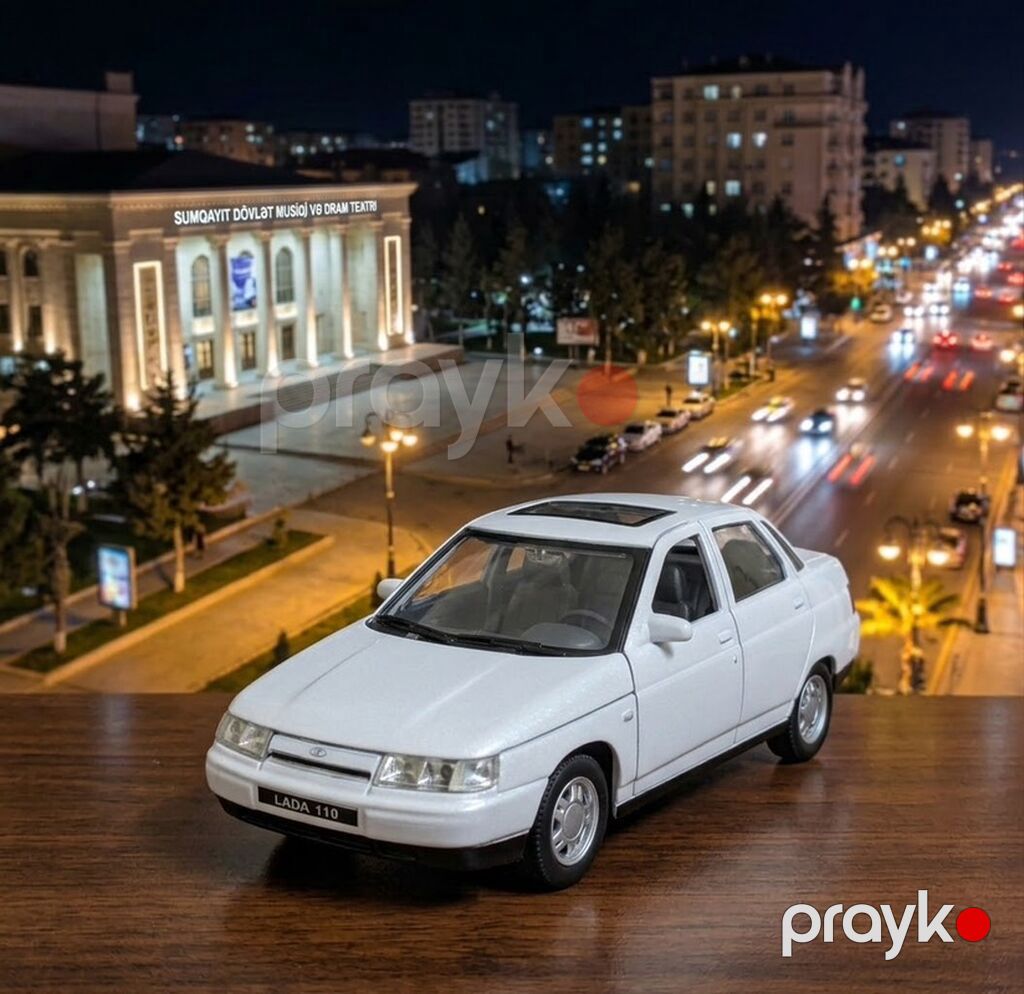 Lada 110 die-cast model avtomobil - Korpus: metal (die-cast) + — Oyuncaq nəqliyyatı, Bakı (2)