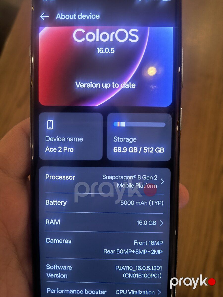 OnePlus Ace 2 Pro Aurora Green 512GB/16GB — Smartfonlar, Bakı (5)