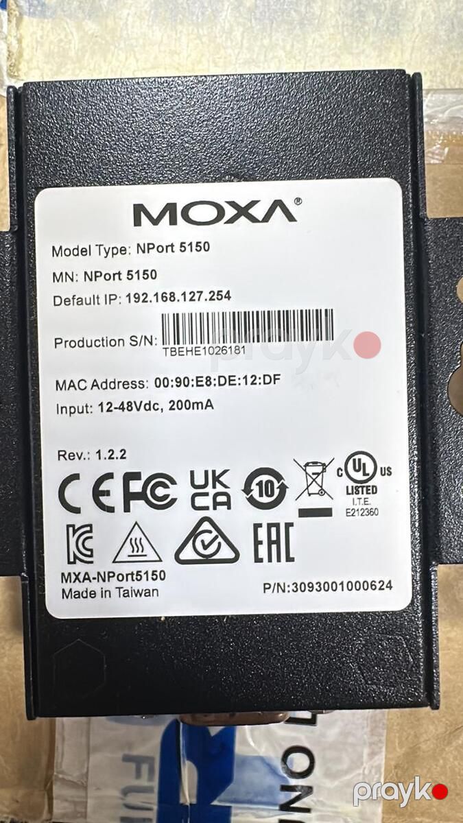 Moxa NPort 5150 1-Port RS-232/422/485 Device Server — Kompüterlər və noutbuklar, Bakı (3)
