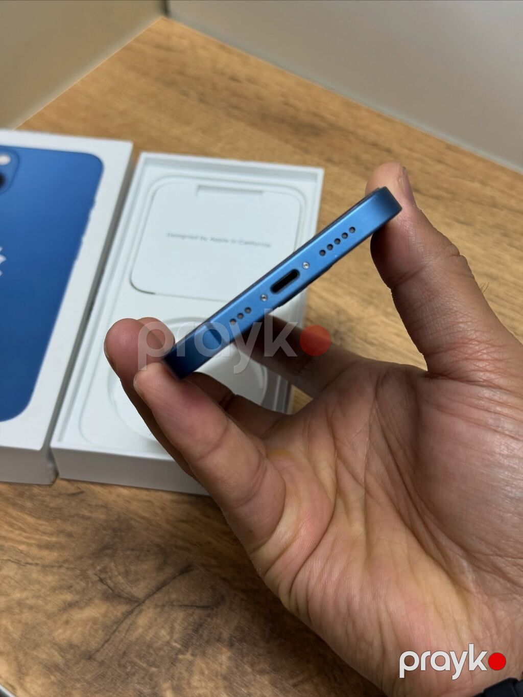IPhone 13, 256 GB, Göy, Zəmanət, Kredit, Simsiz şarj — Apple iPhone, Bakı (5)