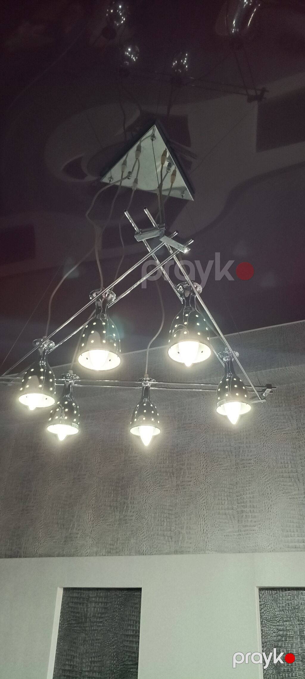 Çılçıraq, 8 lampa, Metal — Tavan is?qlar? v? cilc?raqlar, Digah (2)