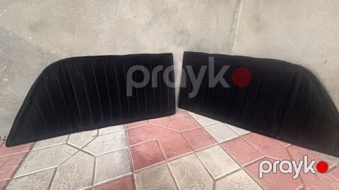 Qara parça üzlü avtomobil perdesi (2 ədəd dəst) - Material: yumşaq — Digah