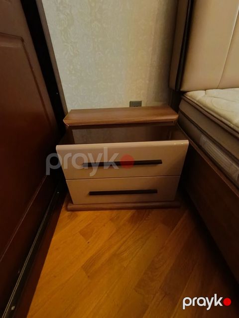 İki çekmecəli yataq yanı tumbası - Material: Mdf/ldsp kombinasiyası — Bakı