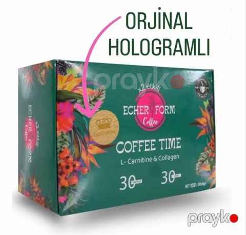 Echer Form Coffee – Coffee Time - Orijinal hologramlı qablaşdırma — Bakı