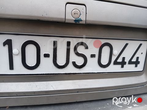 Avtomobil qeydiyyat nişanı - 10-US-044 — Sumqayıt