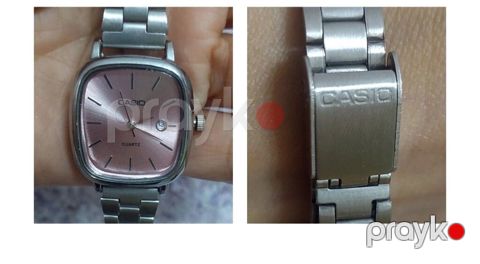 Casio qadın qol saatı - Kvars mexanizm - Kvadratvari yumşaq künclü — Bakı