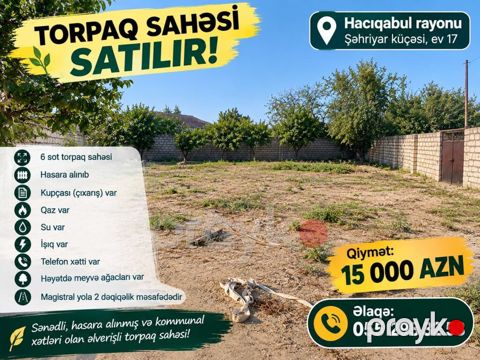 6 sot, Kupça (Çıxarış) — Hacıqabul