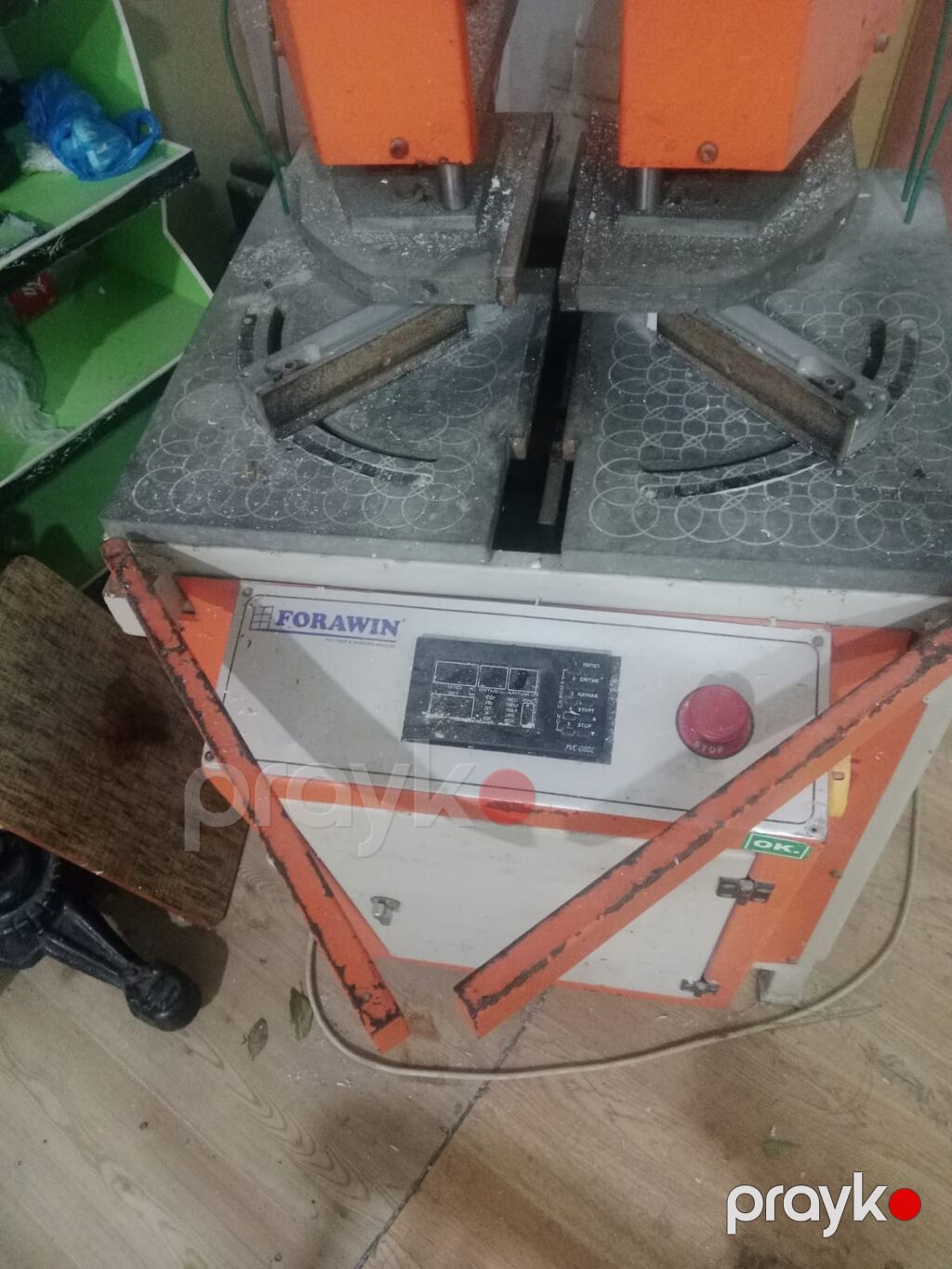 PVC/alüminium profillər üçün iki başlı künc qaynaq aparatı — Stanoklar, Bakı (3)