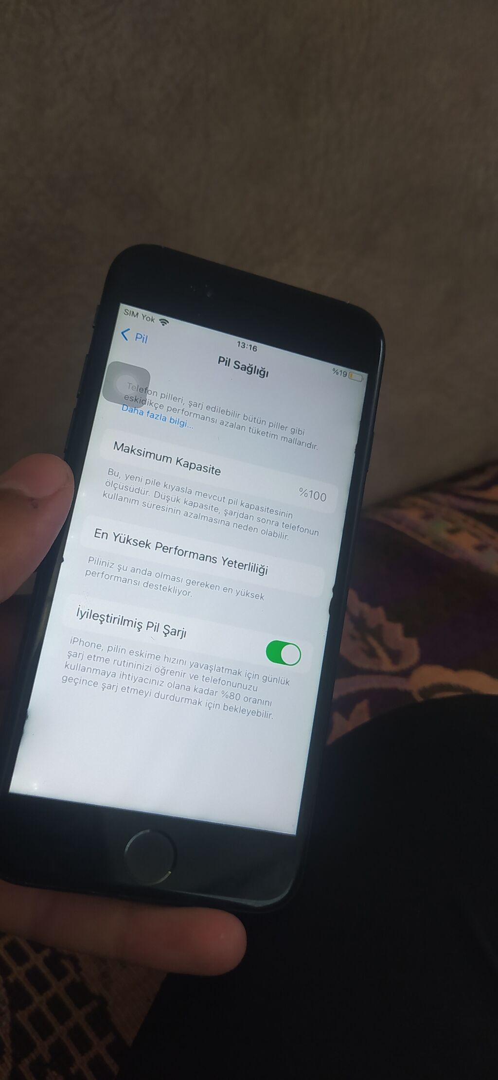 IPhone 7, 32 GB, Black Titanium, Barmaq izi — Apple iPhone, Digah (4)