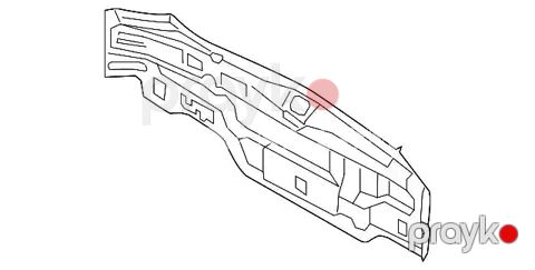 Kia Cerato 2013-2015 Arxa Panel — Bakı