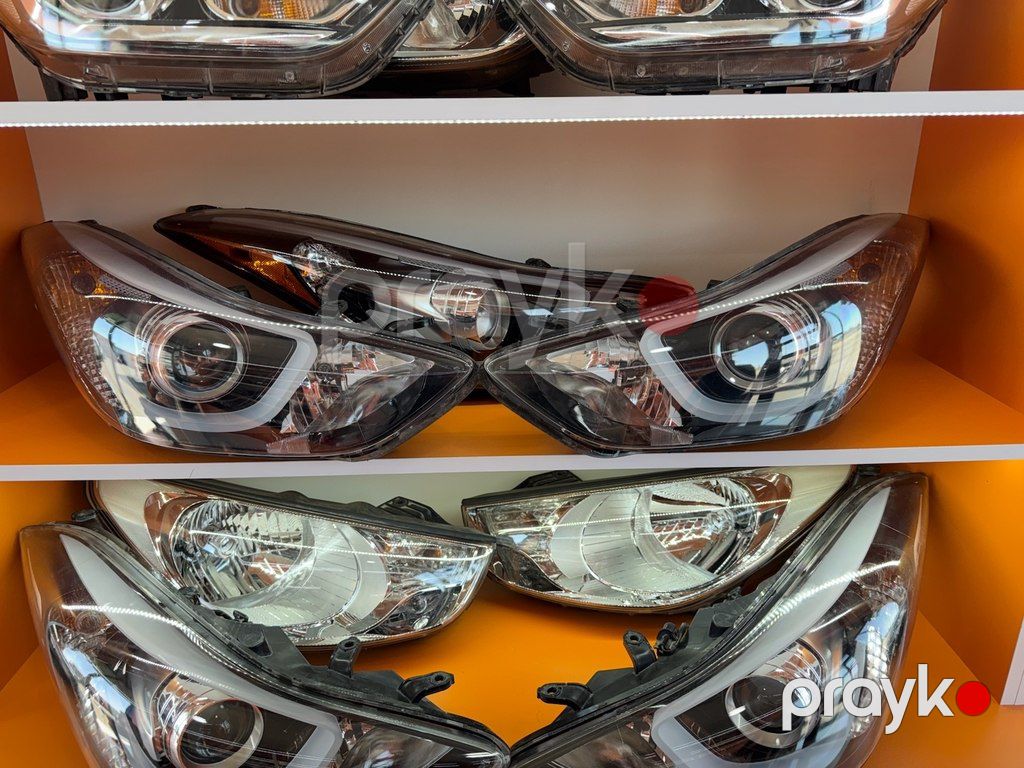 "Hyundai Elantra 2014-2015" LED lupalı qaşlı farası — Ehtiyat hissələri və aksesuarlar, Bakı (4)