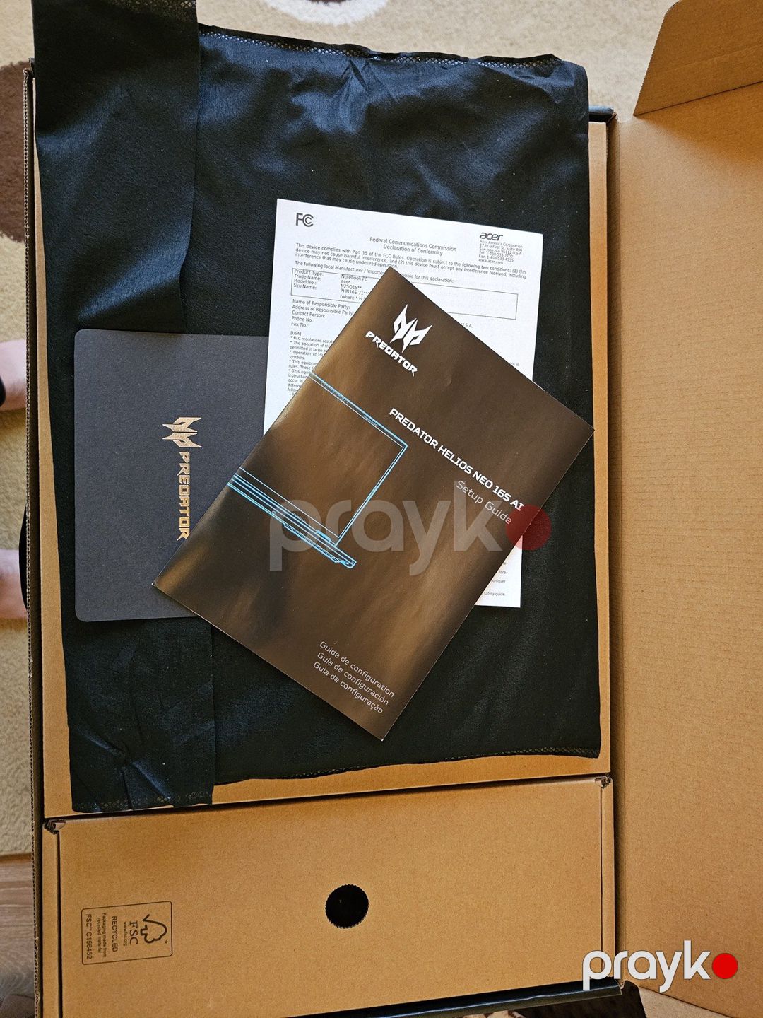 Acer Predator Helios Neo 16S AI Ultra 9 275HX RTX 5060 8GB OLED 4k 240Hz — Noutbuklar, Bakı (3)