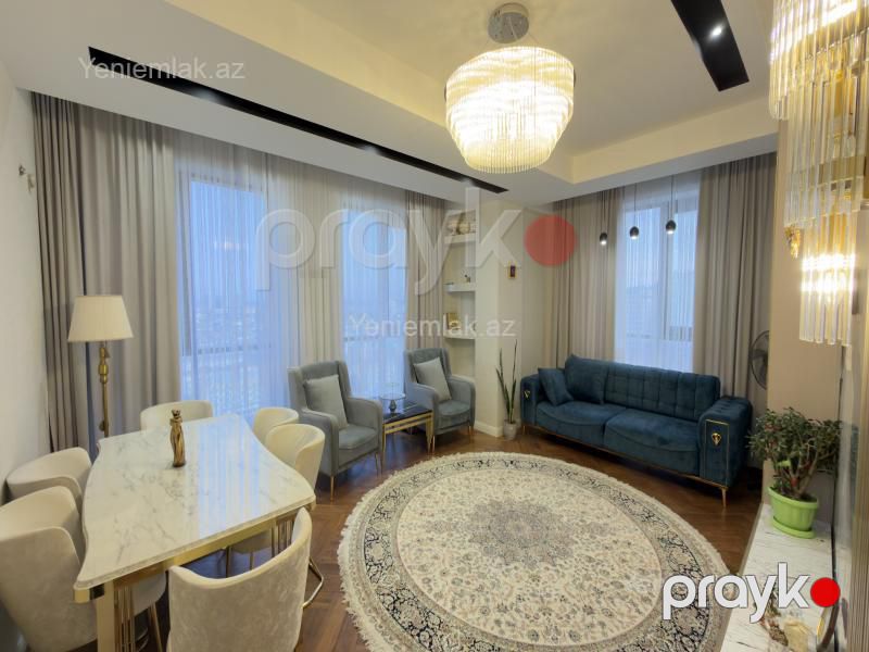 Satılır 3 otaqlı Bina evi menzil (Yeni tikili), 108 m², Nərimanov rayonu — Mənzil, Bakı (2)