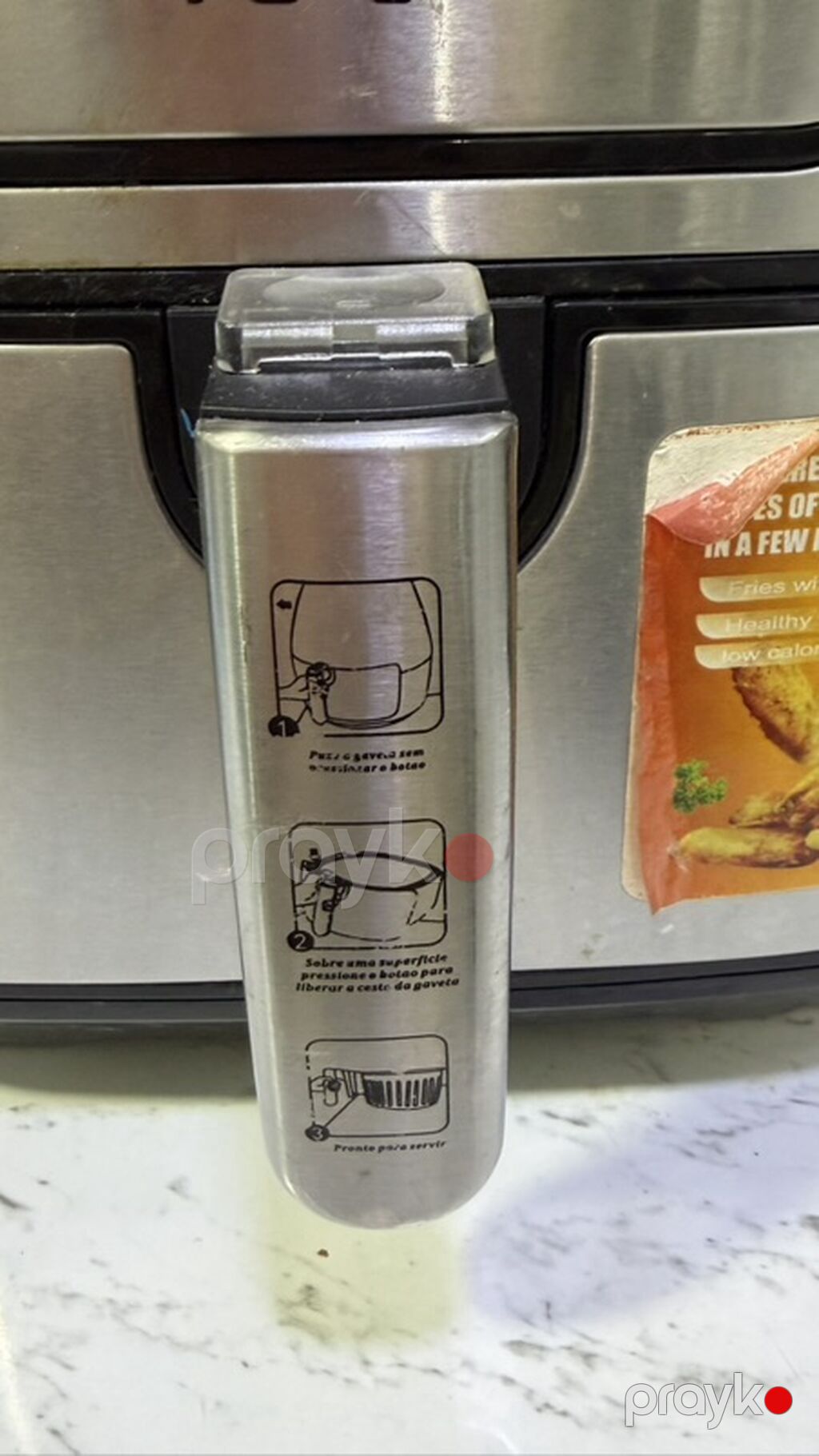 RAF hava fritözü – 8.0L kapasite - Paslanmayan poladdan korpus — Frilyör, Masazır (3)