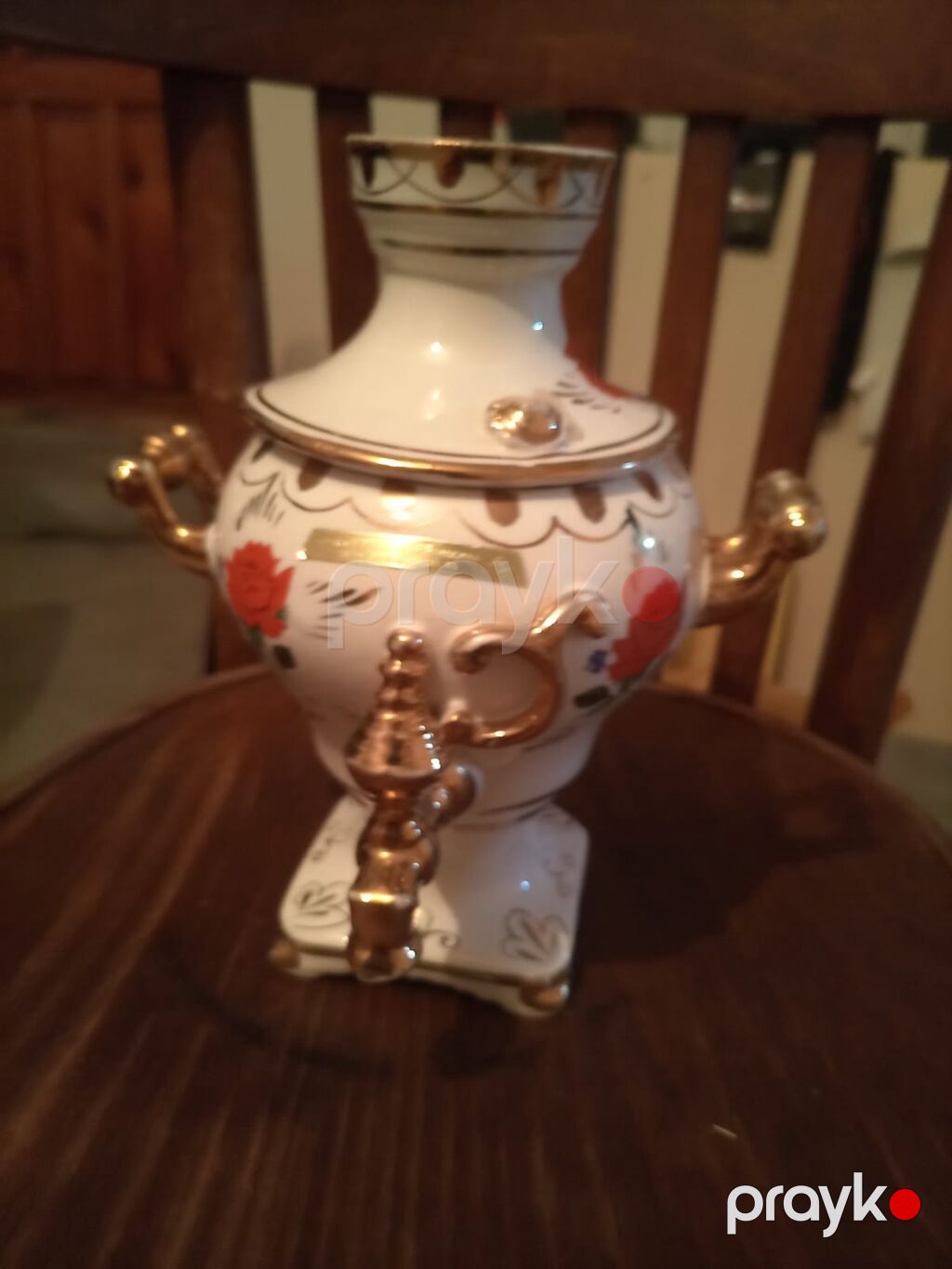 Porselen mini samovar – dekorativ kolleksiya nümunəsi - Material — Digər, Bakı (4)