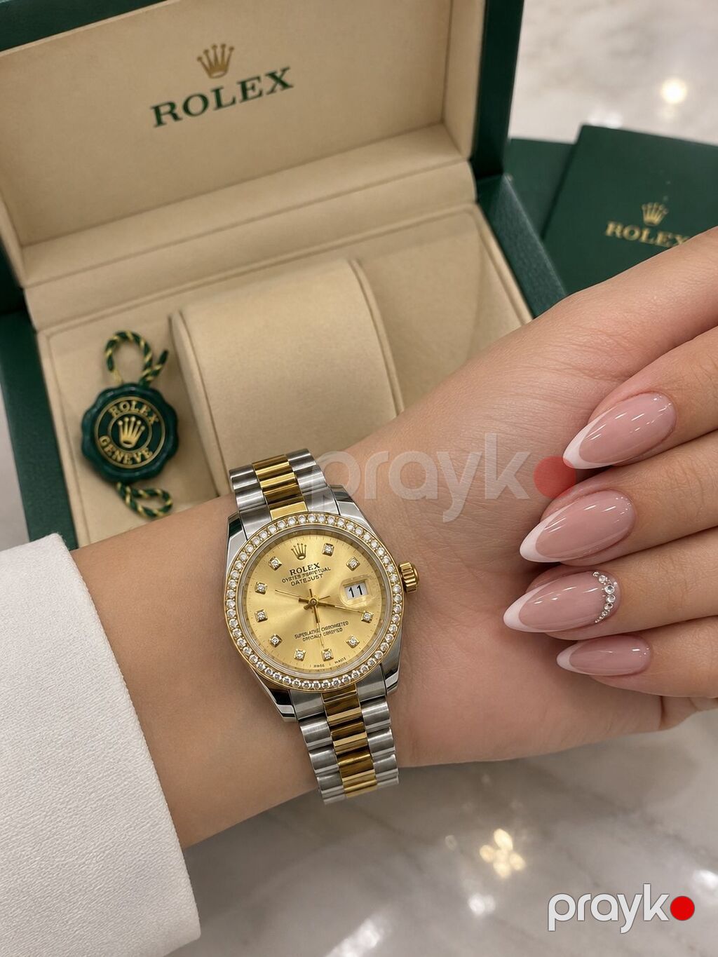 Yeni, Qol saatı, Rolex, rəng - Çəhrayı — Qol saatları, Mehdiabad (4)