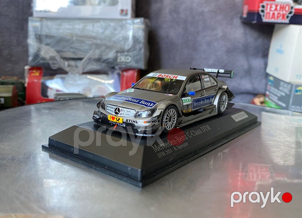 Коллекционная модель Mercedes-Benz C-class W204 #3 DTM Bruni Spengler — Modellar, Bakı (5)