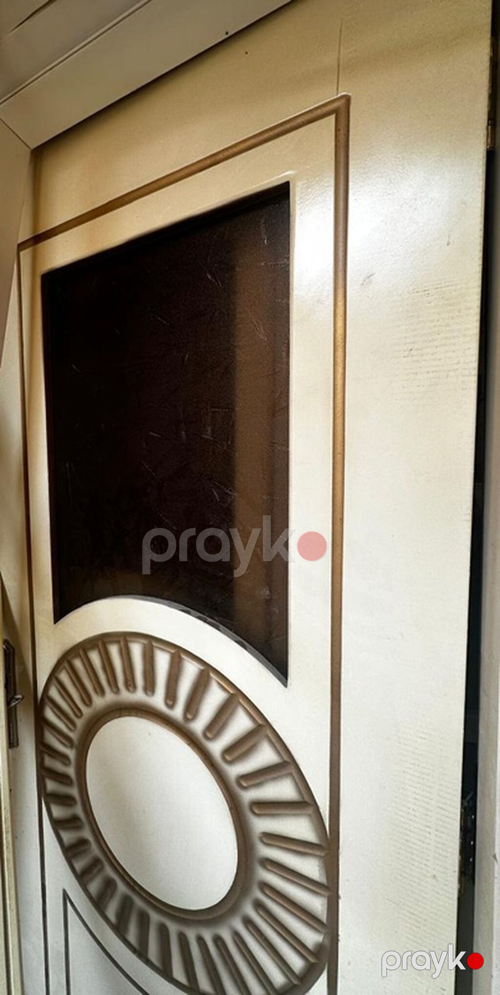 Məhsul: Otaq qapısı - Material: MDF/taxta əsaslı panel - Rəng: krem — Pəncərələr, qapılar, balkonlar, Masazır (6)