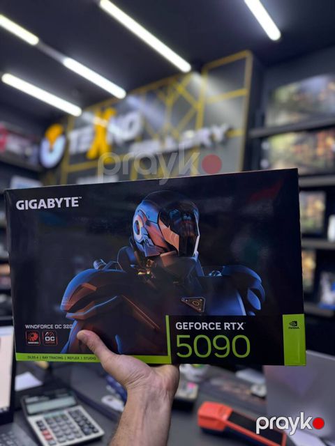Video kart Gigabyte GeForce RTX 5090 Windforce OC 32GB GDDR7 — Bakı