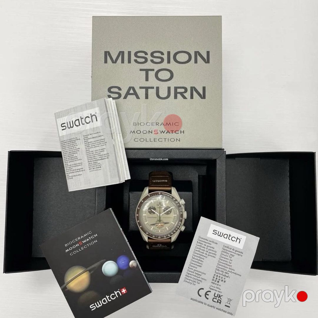 Omega Swatch Moonswatch Mission to Saturn qol saatı — Şəxsi əşyalar, Bakı (2)