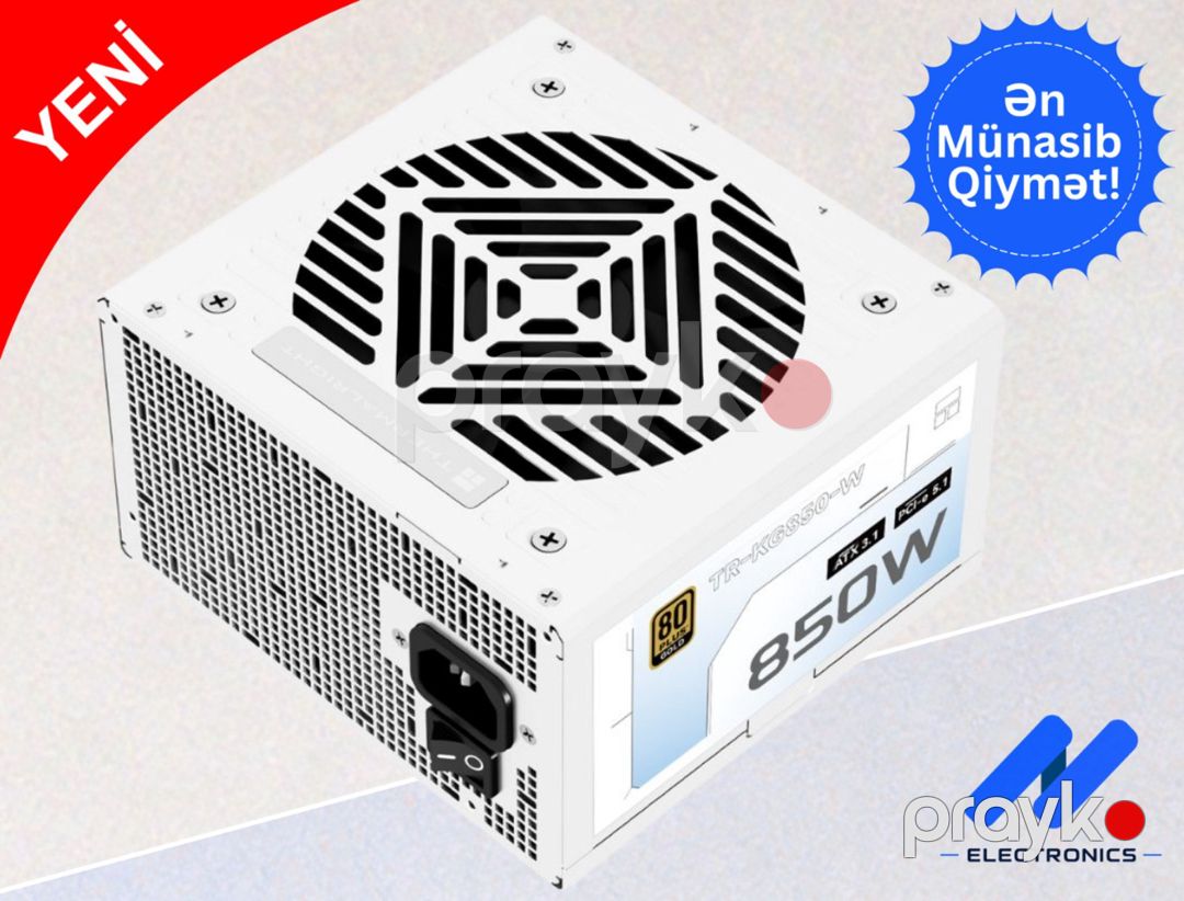 Qida bloku thermalrıght TR-KG850-W 80+ gold 850W — Kompüterlər və noutbuklar, Bakı (5)