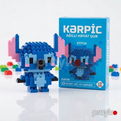 Nano kərpic konstruksiya dəsti – fiqur oyuncaqlar - Modellər: Stitch — Bakı