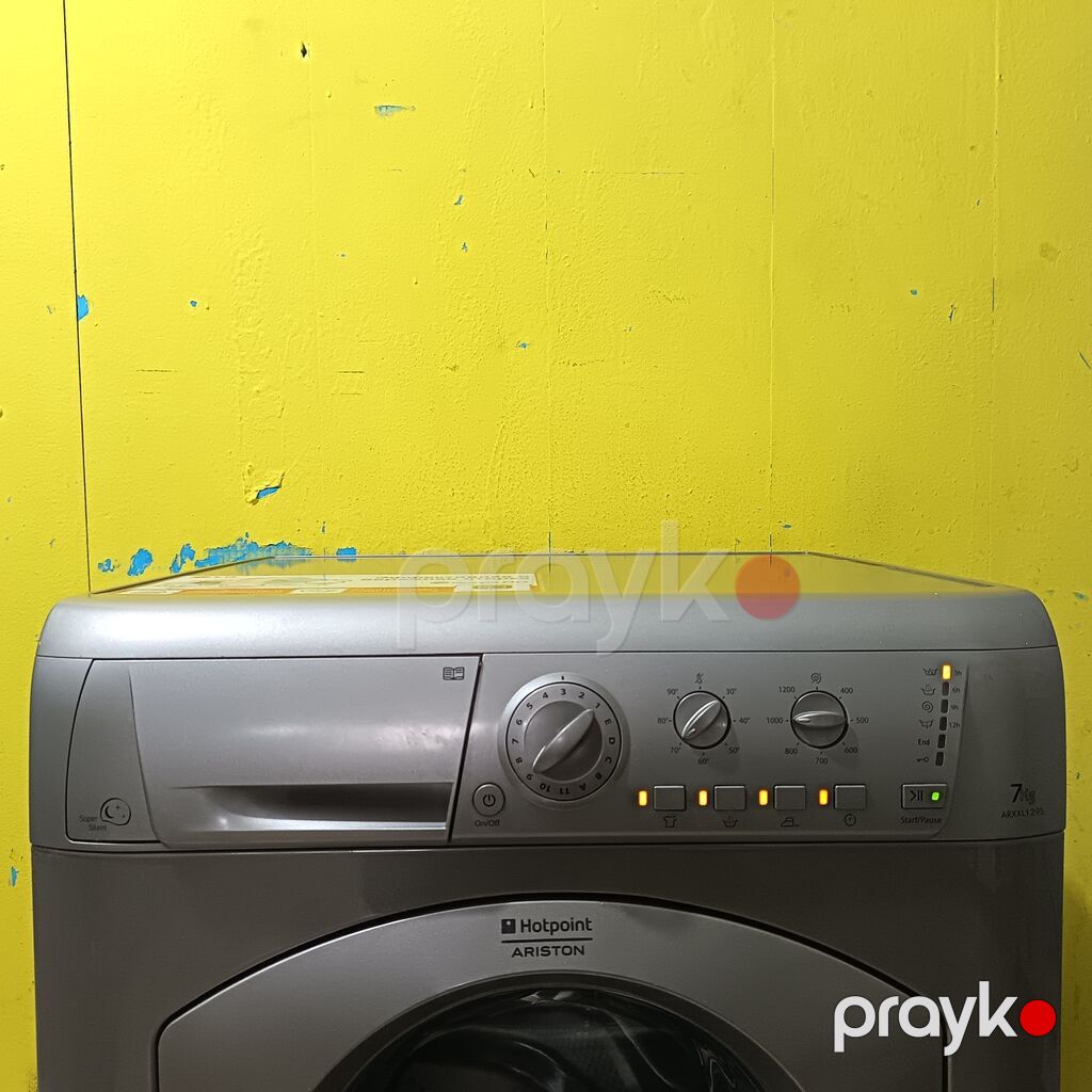 Paltaryuyan maşın Hotpoint Ariston, 7 kq, İşlənmiş, Avtomat, Qurutma var, Kredit yoxdur, Ödənişli çatdırılma — Çamaşır maşınları, Bakı (2)