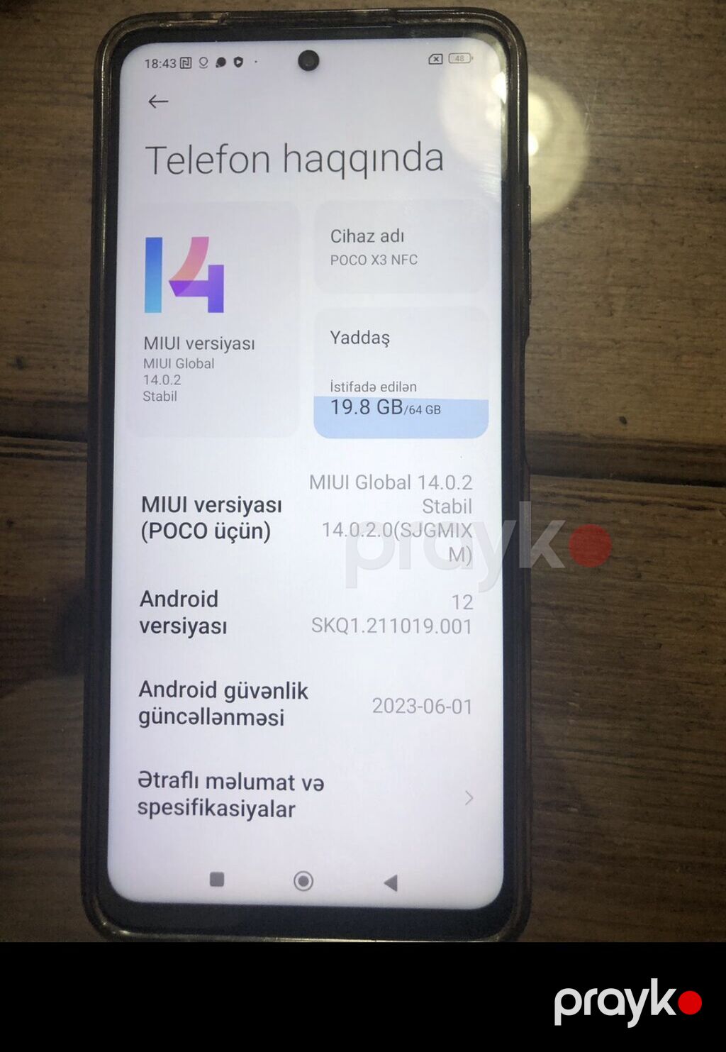 Poco X3 NFC, 64 GB, rəng - Göy — Xiaomi, Masazır (2)