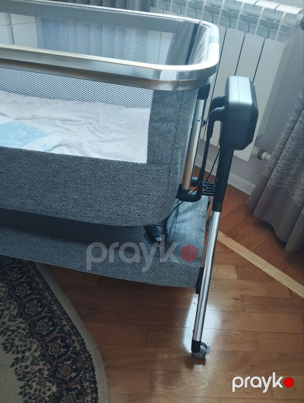 Burbay beşiyi satılır Körpə üçün rahat və istifadəyə yararlı Fransa — Manequinlər, Bakı (2)
