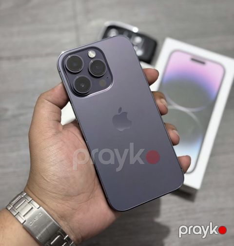 IPhone 14 Pro, 256 GB, Deep Purple, Zəmanət, Simsiz şarj, Face ID — Bakı