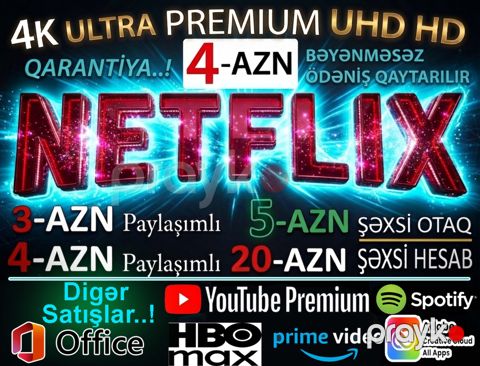 "Netflix" səhifəsi — Bakı