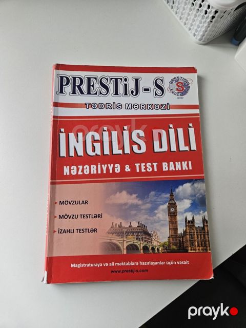 Prestij-s Tədris Mərkəzi – İngilis Dili: Nəzəriyyə & Test Bankı — Bakı